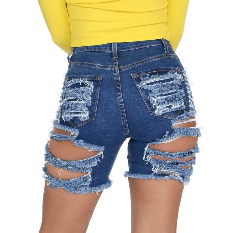 New European and American Summer and Autumn Women's Denim Shorts Hot Pants Nightclub Women's Sexy High-waisted Jeans
New European and American Summer and Autumn Women's Denim Shorts Hot Pants Nightclub Women's Sexy High-waisted Jeans