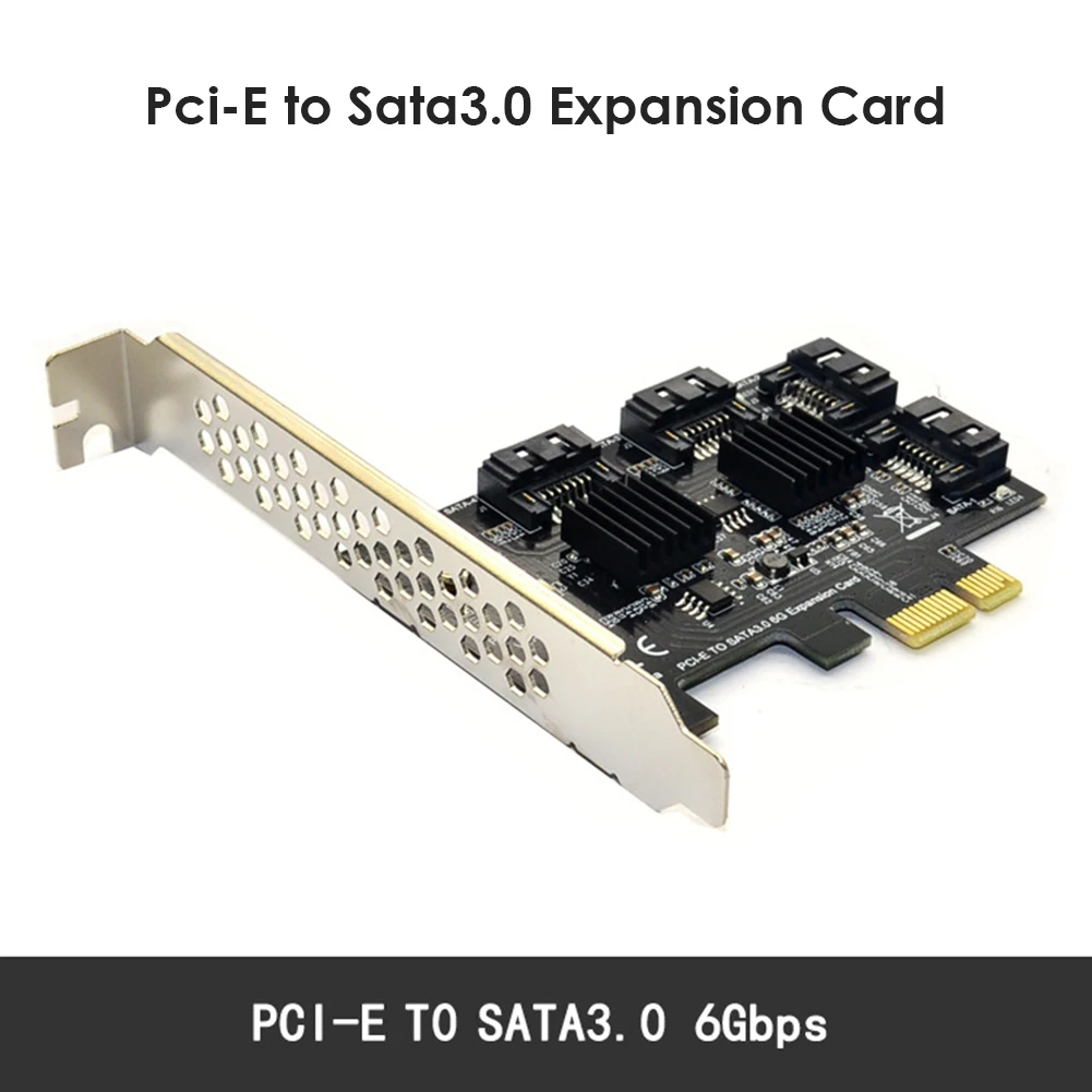 Expansion Card PCI-E to SATA3.0 Controller SATA III 4 Port 6G Household Computer Safety Parts for HDD SSD IPFS 
Expansion Card PCI-E to SATA3.0 Controller SATA III 4 Port 6G Household Computer Safety Parts for HDD SSD IPFS