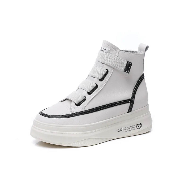 Genuine Leather White Shoes Women High Heels Platform Sneakers Wedge Design Shoes Woman Casual Sport Sneaker Woman Increased 39
Genuine Leather White Shoes Women High Heels Platform Sneakers Wedge Design Shoes Woman Casual Sport Sneaker Woman Increased 39