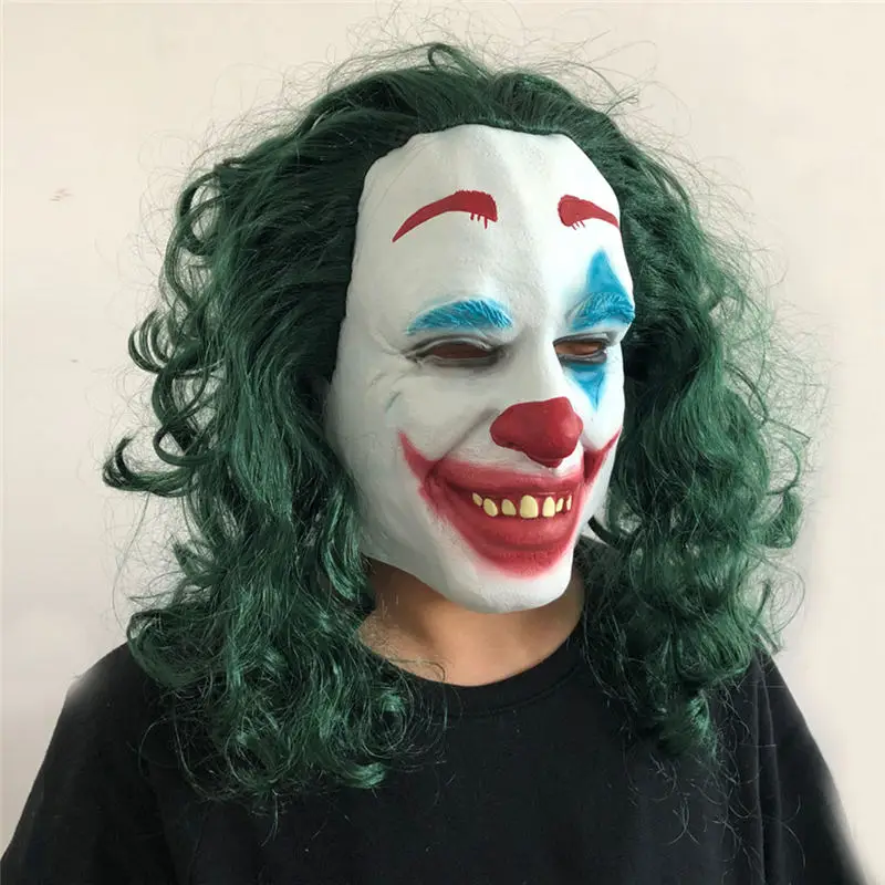 Joker Origin Movie Horror Mask клоун для косплея Joaquin Phoenix Arthur Fleck страшные латексные маски шлем для Хэллоуина вечерние реквизит
Joker Origin Movie Horror Mask клоун для косплея Joaquin Phoenix Arthur Fleck страшные латексные маски шлем для Хэллоуина вечерние реквизит