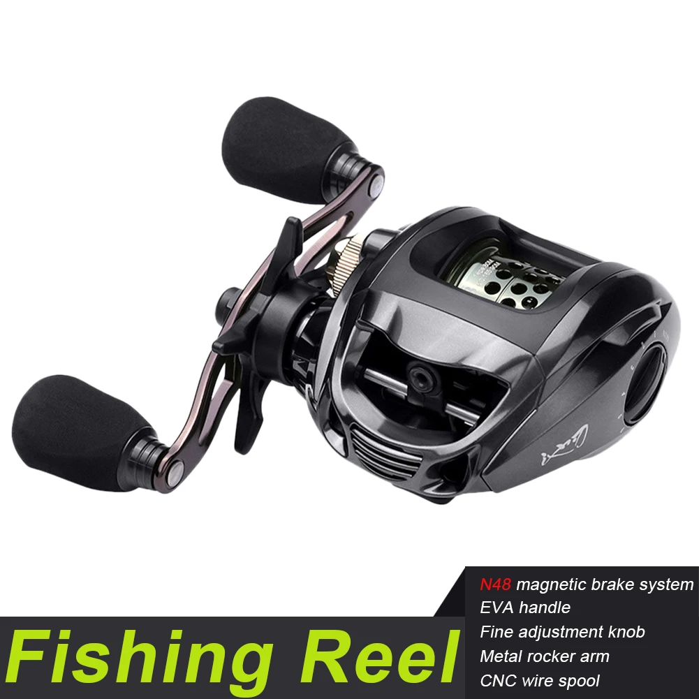 Fishing Reel Spool Spinning Reel 190g Ultralight 12+1BB Magnetic Drag 10kg Metal EVA Handle Fishing Accessories
Fishing Reel Spool Spinning Reel 190g Ultralight 12+1BB Magnetic Drag 10kg Metal EVA Handle Fishing Accessories