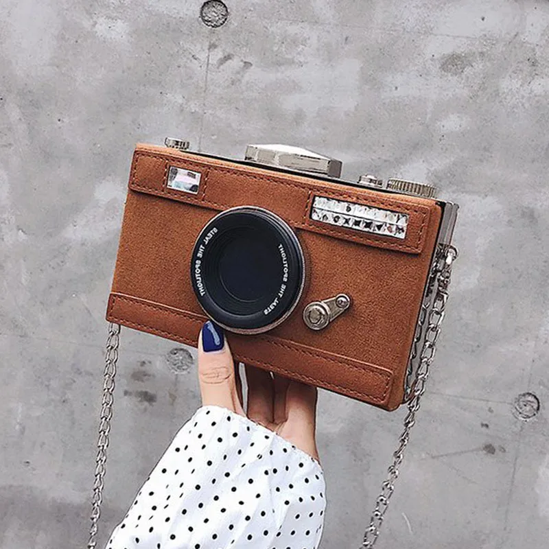 Женский индивидуальный модный клатч в форме камеры, Женская Повседневная мини сумка через плечо, маленькая сумка через плечо, кошелек
Женский индивидуальный модный клатч в форме камеры, Женская Повседневная мини сумка через плечо, маленькая сумка через плечо, кошелек