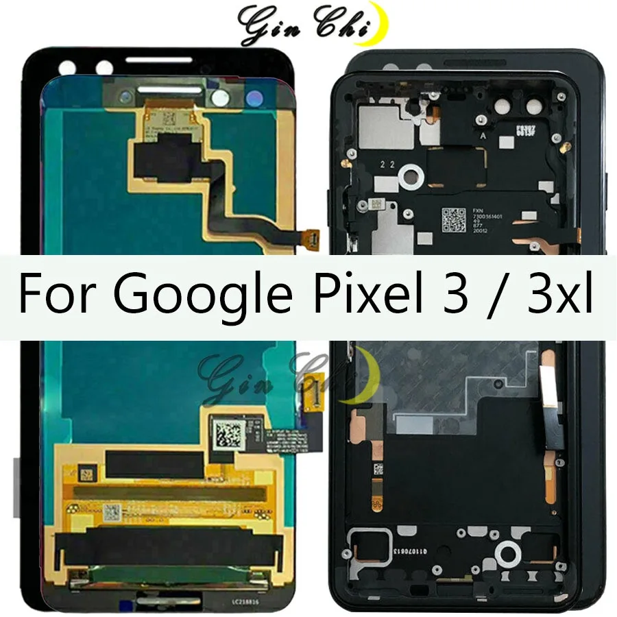 ЖК дисплей для Google Pixel 3XL сменный сенсорный экран Htc 3 с рамкой google pixel xl|Экраны