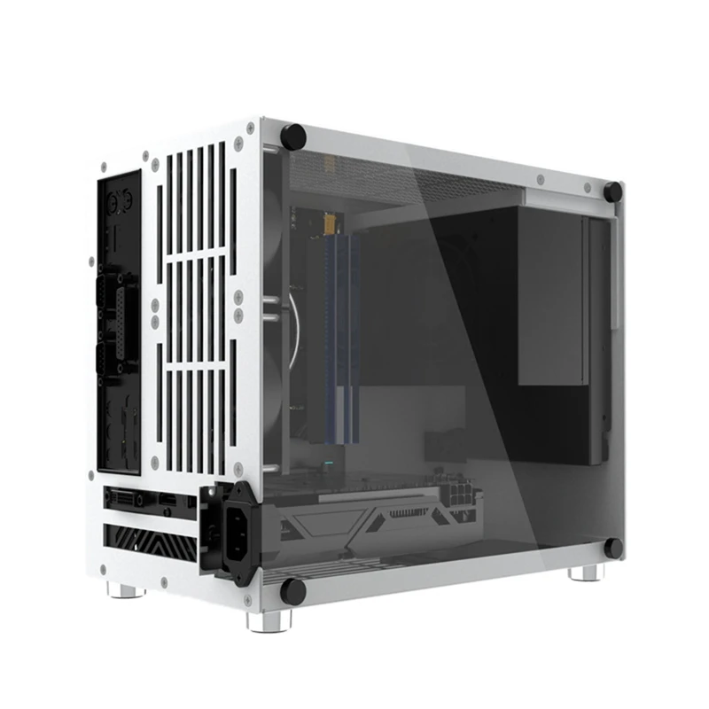 SFX Silver A4 ITX Chassis Supports 240 Water-Cooled SFX-L Power Supply Desktop Computer
SFX Silver A4 ITX Chassis Supports 240 Water-Cooled SFX-L Power Supply Desktop Computer