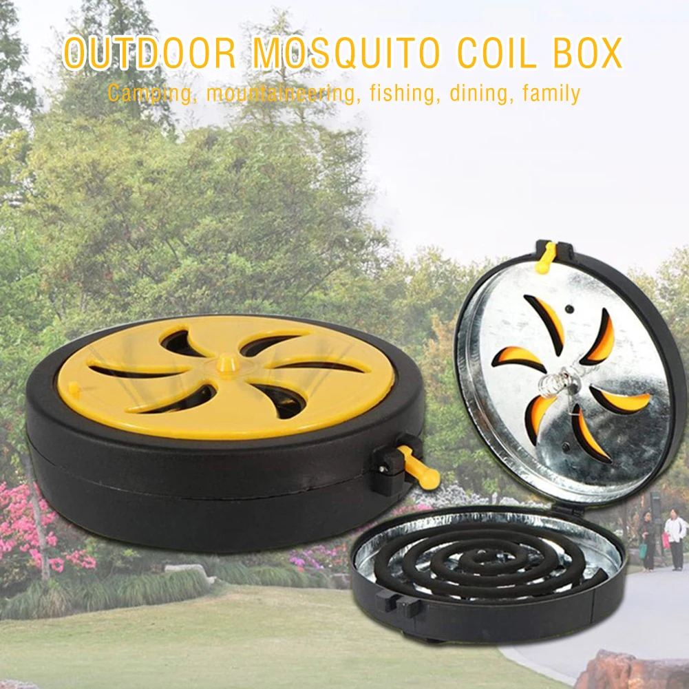 Portable Outdoor Mosquito Coil Holder With Back Clip Summer Muggen Dispeller Incense Holder Box Pest Control Mosquito Coil Box
Portable Outdoor Mosquito Coil Holder With Back Clip Summer Muggen Dispeller Incense Holder Box Pest Control Mosquito Coil Box