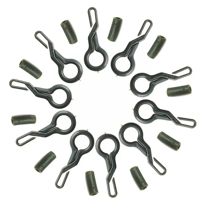 20Pcs/Set Strong Durable Fishing Back Lead Clips Carp Tackle WithTubes Tools Fishing F9R1
20Pcs/Set Strong Durable Fishing Back Lead Clips Carp Tackle WithTubes Tools Fishing F9R1