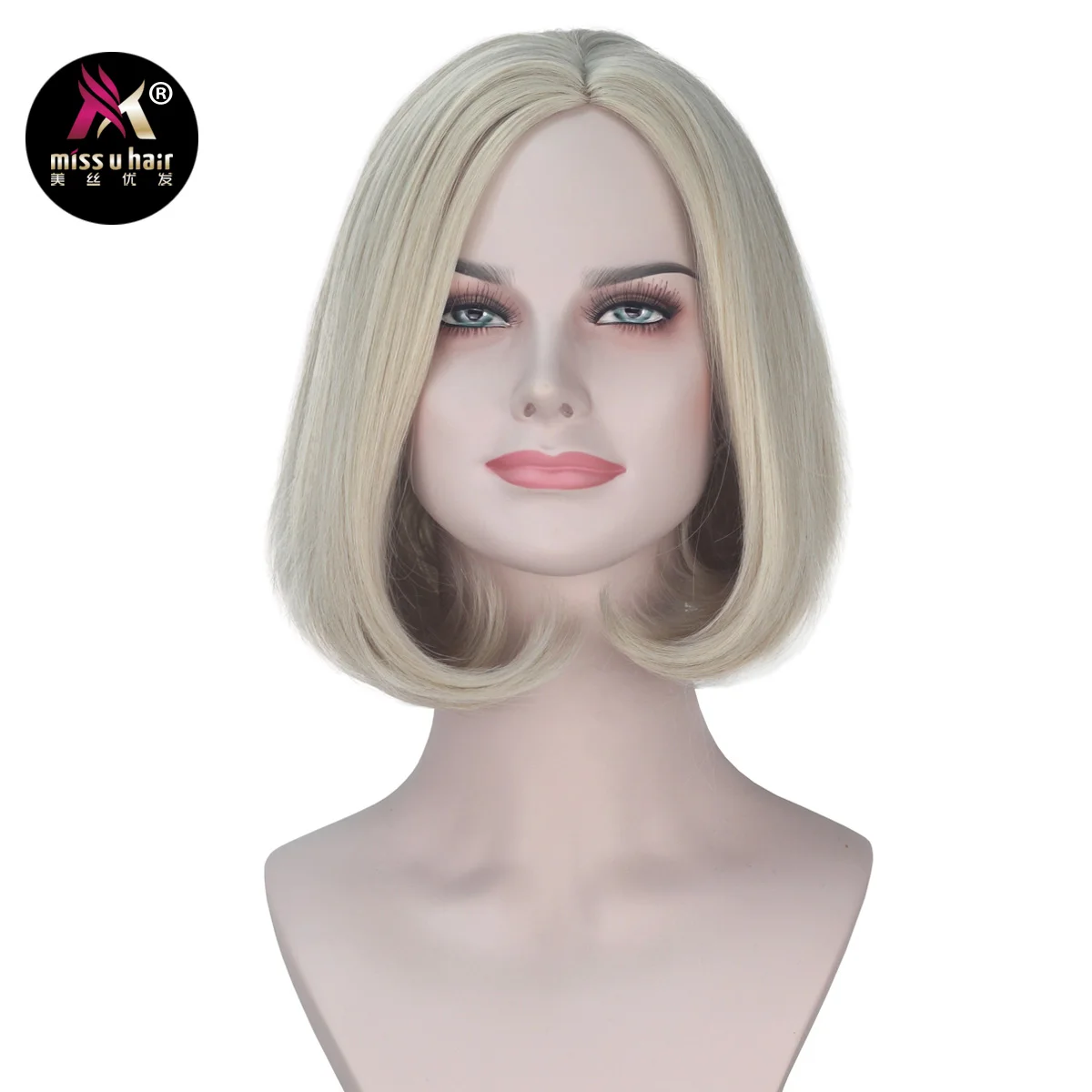 Miss U Hair Short Straight Blonde Middle Part Bob Wigs Natural Heat Resistant Synthetic Hair for Women Halloween Cosplay Party
Miss U Hair Short Straight Blonde Middle Part Bob Wigs Natural Heat Resistant Synthetic Hair for Women Halloween Cosplay Party