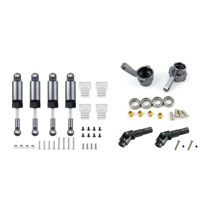 Adjustable Shock Absorber Damper With Steering Cup Universal Drive Shaft Set For WPL C14 C24 C44 B14 B16 1/16 RC Car
Adjustable Shock Absorber Damper With Steering Cup Universal Drive Shaft Set For WPL C14 C24 C44 B14 B16 1/16 RC Car