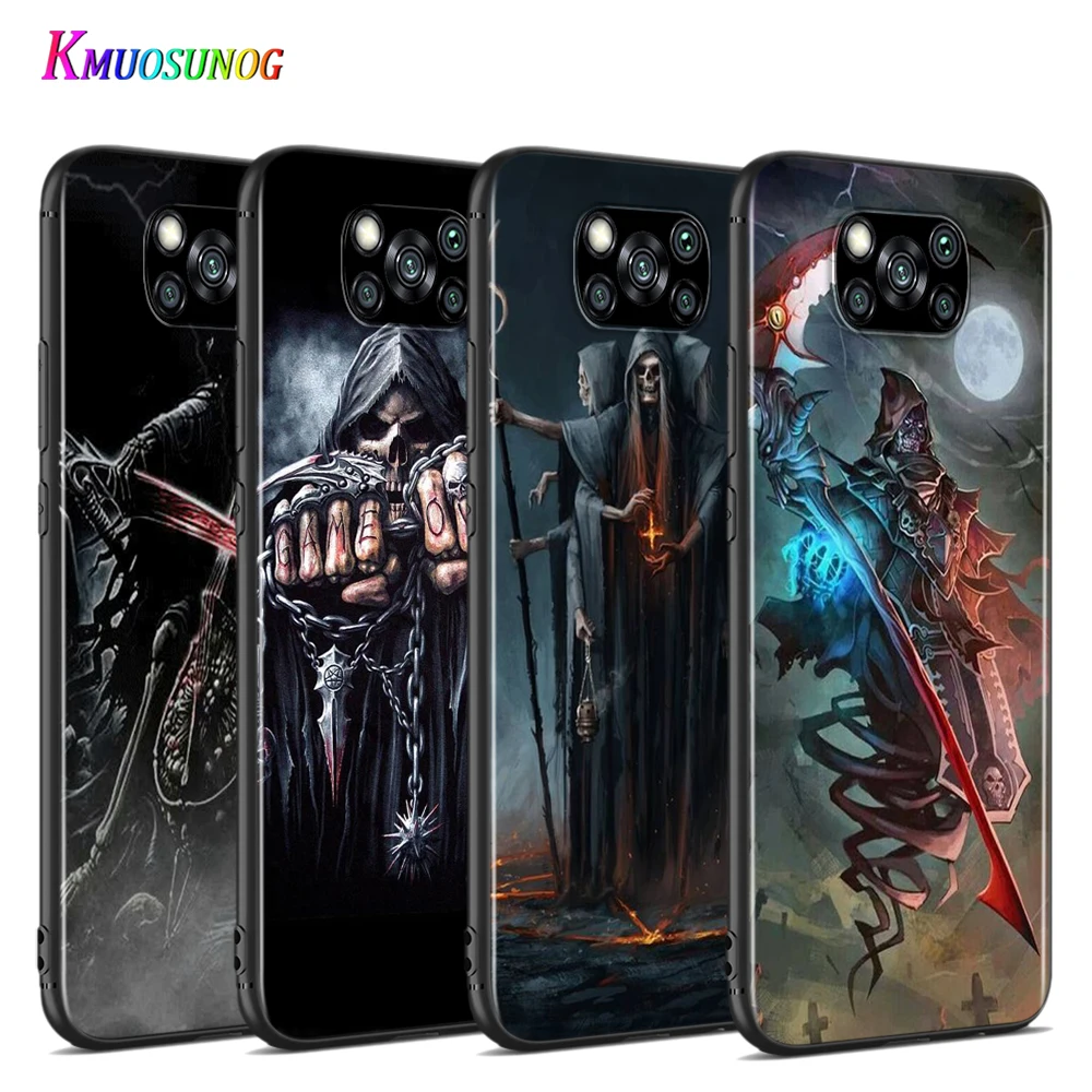 Grim Reaper Skull Skeleton For Xiaomi Poco X3 NFC M2 X2 F2 F3 C3 M3 F1 Pro Mi Play Mix 3 A3 A2 A1 6 5 Lite Soft Phone Case
Grim Reaper Skull Skeleton For Xiaomi Poco X3 NFC M2 X2 F2 F3 C3 M3 F1 Pro Mi Play Mix 3 A3 A2 A1 6 5 Lite Soft Phone Case