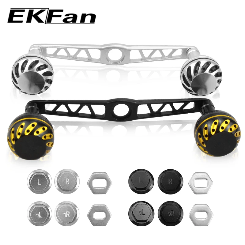 Ekfan новый дизайн 130 мм Рыболовная катушка ручка 8x5 мм/7x4 для Shimano Daiwa Drop Baitcast