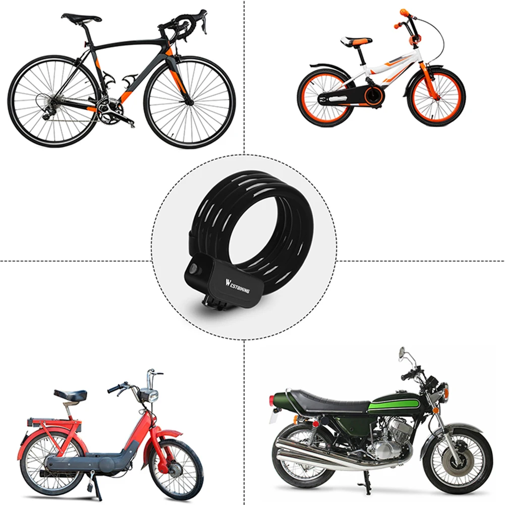 Bicycle Cable Lock Outdoor Cycling Anti-theft Lock With 2 Keys PVC Steel Wire Security Bike Accessories 1.2M Bicycle Lock
Bicycle Cable Lock Outdoor Cycling Anti-theft Lock With 2 Keys PVC Steel Wire Security Bike Accessories 1.2M Bicycle Lock