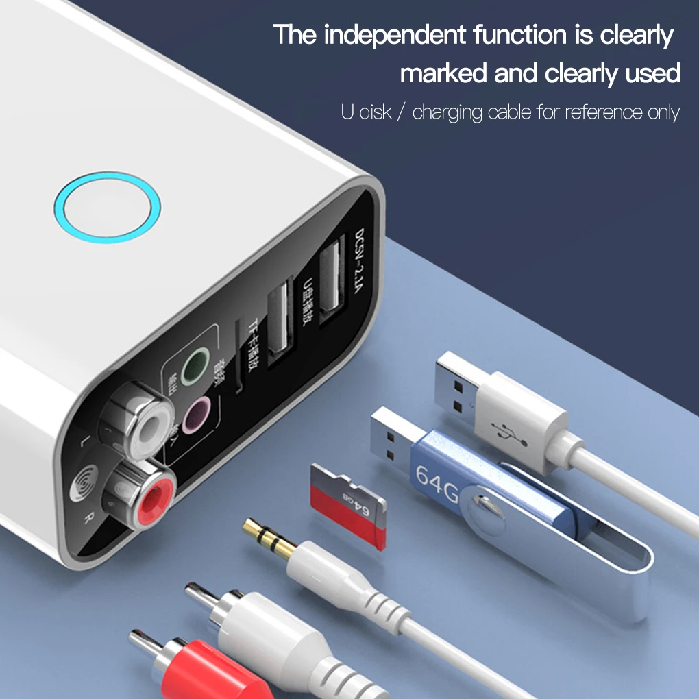 Newest Wireless Audio Transmitter Receiver Bluetooth 5.0 Audio Adapter Supports USB/TF Reader For Phone TV PC Quick Charger
Newest Wireless Audio Transmitter Receiver Bluetooth 5.0 Audio Adapter Supports USB/TF Reader For Phone TV PC Quick Charger