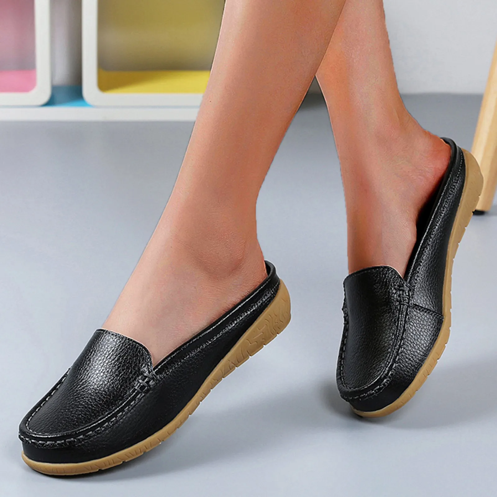 Fashion Women's Casual Shoes Plus Size Leather Comfortable Breathable Slip-on Outdoor Walking Leisure Shoes Loafers Footwear 
Fashion Women's Casual Shoes Plus Size Leather Comfortable Breathable Slip-on Outdoor Walking Leisure Shoes Loafers Footwear