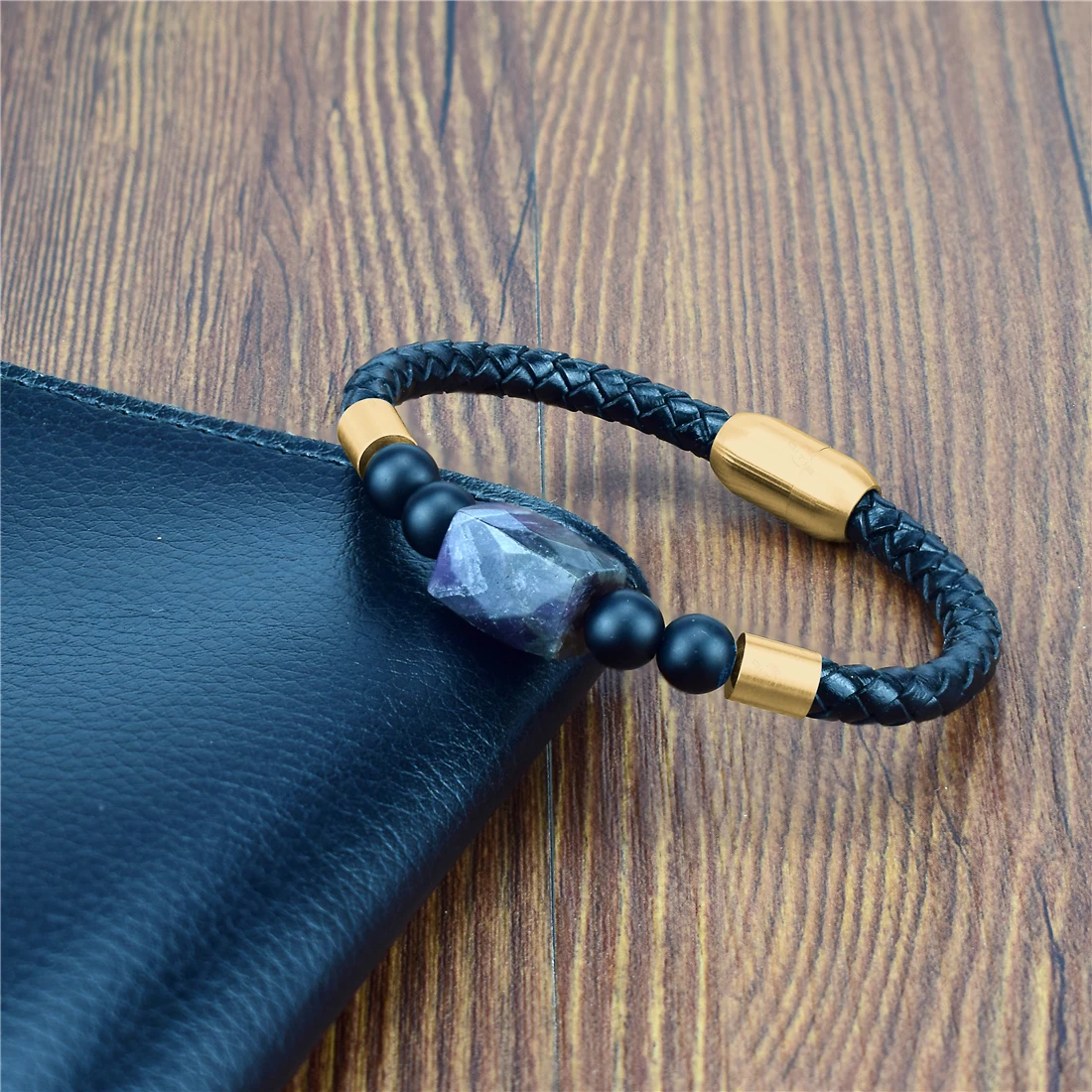 Leather Wrap Bracelets W/ Natural Stone Amethysts Crystals Beaded Times Statement Art Bracelet Bohemian Jewelry Gifts
Leather Wrap Bracelets W/ Natural Stone Amethysts Crystals Beaded Times Statement Art Bracelet Bohemian Jewelry Gifts
