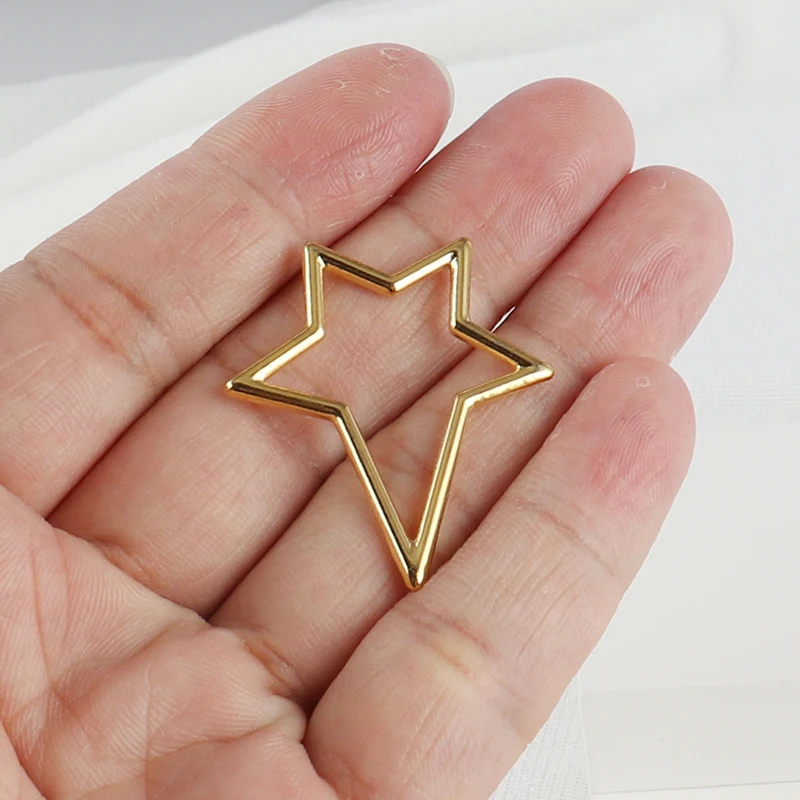 5pcs Stainless Steel Gold Color Geometric Star Pendant For DIY Jewelry Making Necklace Bracelet Accessorie
5pcs Stainless Steel Gold Color Geometric Star Pendant For DIY Jewelry Making Necklace Bracelet Accessorie