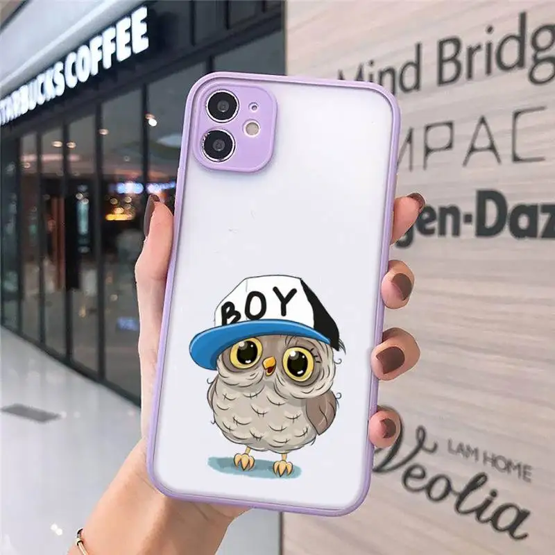 cute Owl Lover Cartoon Phone Cases matte transparent For iphone 7 8 11 12 plus mini x xs xr pro max cover
cute Owl Lover Cartoon Phone Cases matte transparent For iphone 7 8 11 12 plus mini x xs xr pro max cover