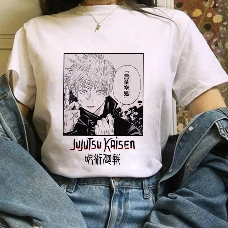 Jujutsu Kaisen T Shirt Japanese Anime Men Kawaii Woman Tshirts Tops Yuji Itadori Cartoon Unisex Male Punk Casual Tees Plus Size
Jujutsu Kaisen T Shirt Japanese Anime Men Kawaii Woman Tshirts Tops Yuji Itadori Cartoon Unisex Male Punk Casual Tees Plus Size