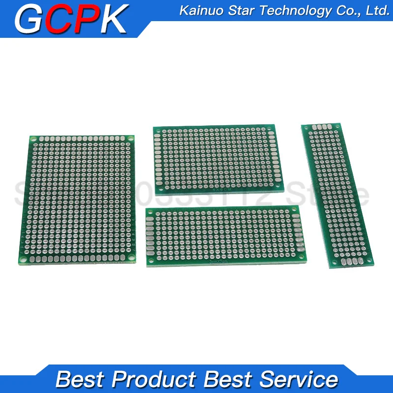 Бесплатная доставка 4 шт. 5x7 4x6 3x7 2x8 см двухсторонний медный Прототип pcb