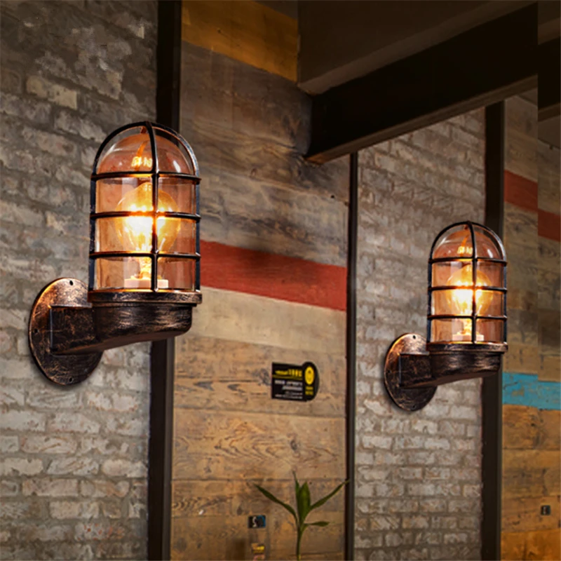 Industria Style Balcony Bar Aisle Led Wall Lamp Sconce Glass Cover Iron Vintage Bar Cafe Wall Light Surface Mount Free Shipping
Industria Style Balcony Bar Aisle Led Wall Lamp Sconce Glass Cover Iron Vintage Bar Cafe Wall Light Surface Mount Free Shipping