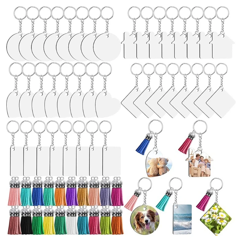 MDF Blank Keychain with Key Ring Thermal Transfer Keychain Set Including Double-sided Keychain Blank Keychain Tassel Keychain
MDF Blank Keychain with Key Ring Thermal Transfer Keychain Set Including Double-sided Keychain Blank Keychain Tassel Keychain