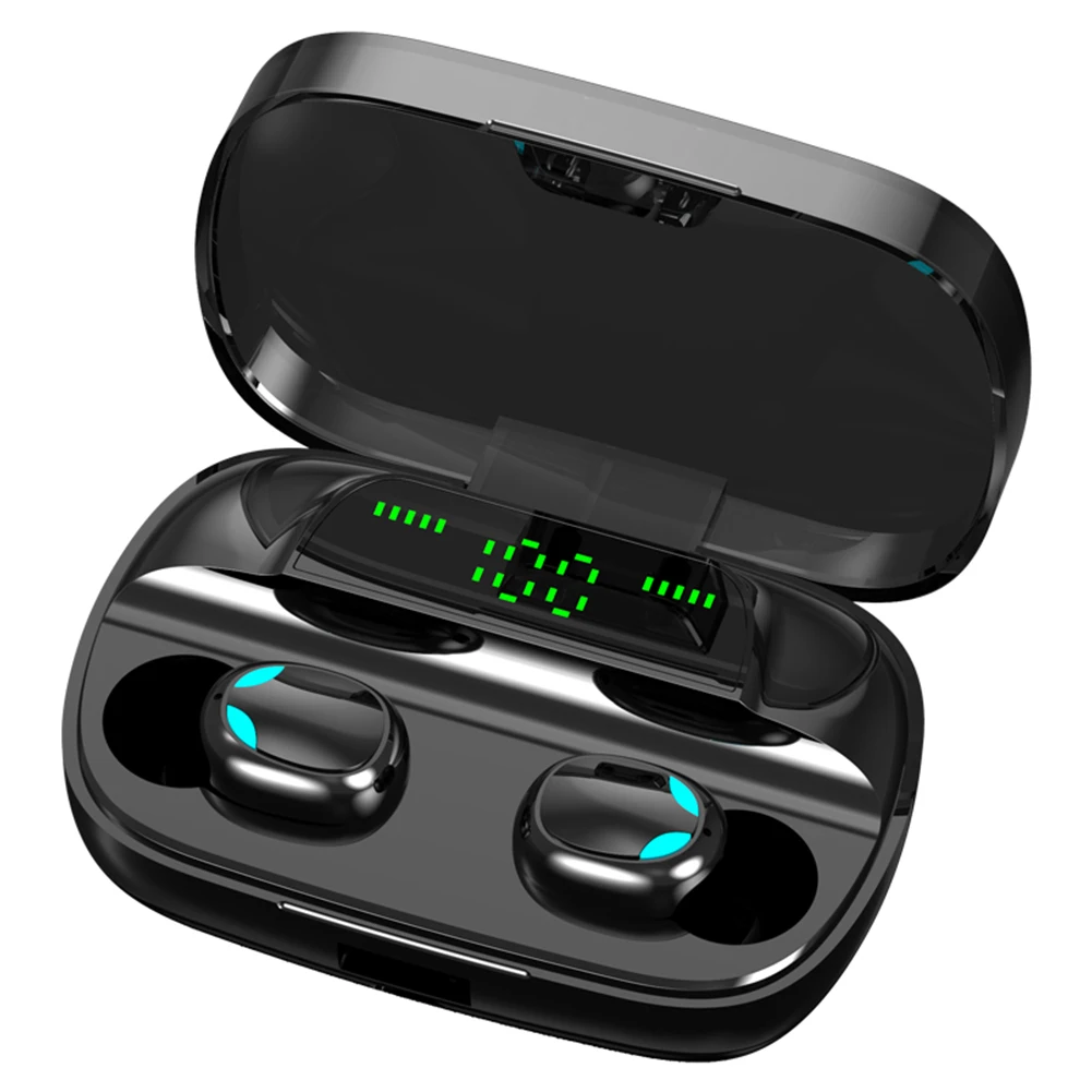 TWS Bluetooth 5.0 Earphones 3500mAh Charging Box Wireless Headphone 9D Stereo Sports Waterproof Earbuds Headsets With Microphone
TWS Bluetooth 5.0 Earphones 3500mAh Charging Box Wireless Headphone 9D Stereo Sports Waterproof Earbuds Headsets With Microphone