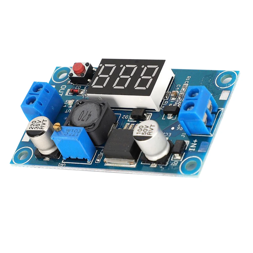 LM2596 DC-DC 4-40V to 1.25V-37V Auto Boost Buck Adjustable Step Up Step Down Converter Module Voltage Board MOSFET LCD Display
LM2596 DC-DC 4-40V to 1.25V-37V Auto Boost Buck Adjustable Step Up Step Down Converter Module Voltage Board MOSFET LCD Display