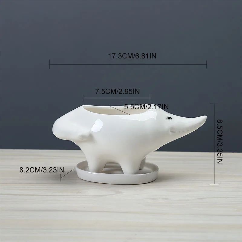 Nordic Ins Creative Ceramic Crocodile Flower Pot Home Living Room Desktop Succulents Plant Potted Crafts Garden Bonsai Pot Decor
Nordic Ins Creative Ceramic Crocodile Flower Pot Home Living Room Desktop Succulents Plant Potted Crafts Garden Bonsai Pot Decor