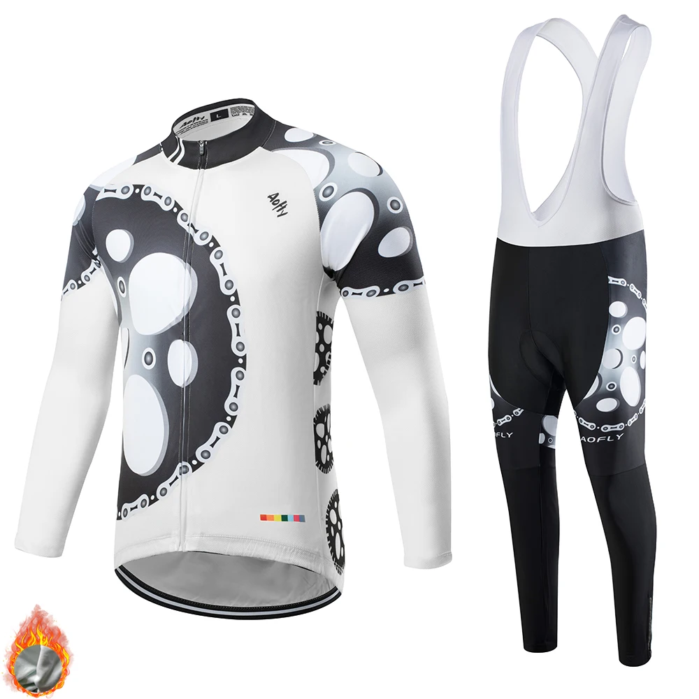 Aofly White Long Sleeves Cycling Jersey Man Winter Thermal Fleece Bicycle Cycling Clothing Men's MTB Roupa Ciclismo Masculino
Aofly White Long Sleeves Cycling Jersey Man Winter Thermal Fleece Bicycle Cycling Clothing Men's MTB Roupa Ciclismo Masculino