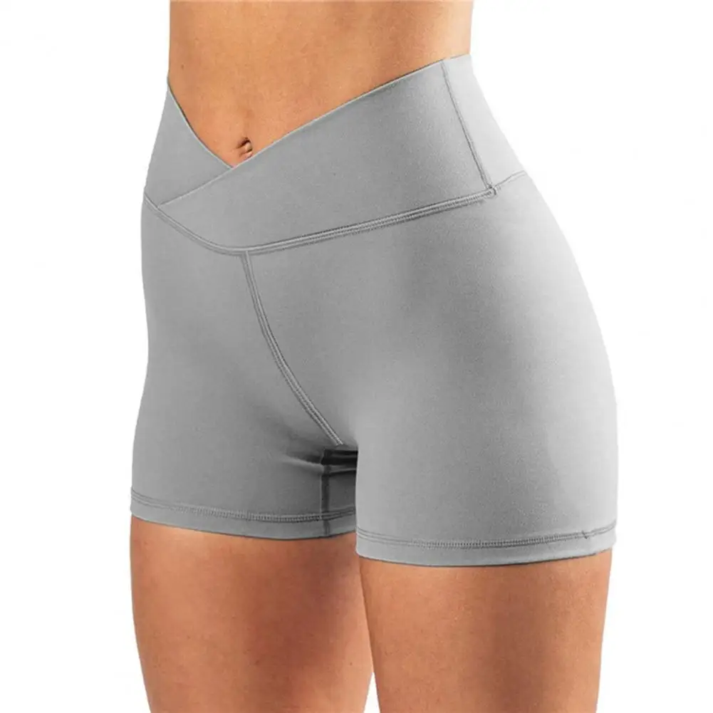 Women High Waist Sports Shorts Solid Color Skinny Cross Waist Hip Lift Workout Yoga Sports Shorts Athletic Breathable
Women High Waist Sports Shorts Solid Color Skinny Cross Waist Hip Lift Workout Yoga Sports Shorts Athletic Breathable