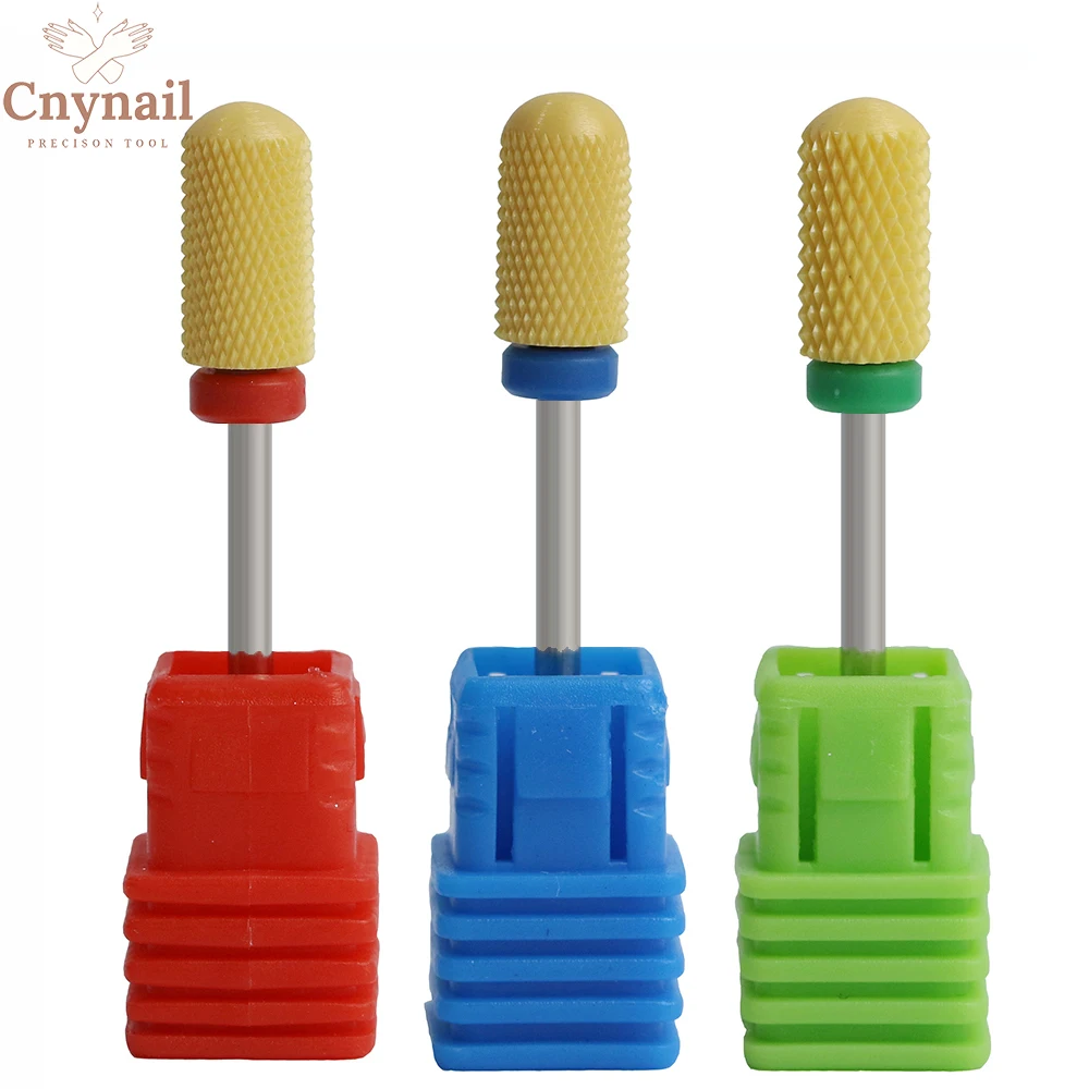 1PC Round Yellow Barrel Dome Ceramic Nail Drill Bits 3/32" Rotary Ceramic Burr Bits Manicure Pedicure Nail Milling Cutter CB026
1PC Round Yellow Barrel Dome Ceramic Nail Drill Bits 3/32" Rotary Ceramic Burr Bits Manicure Pedicure Nail Milling Cutter CB026