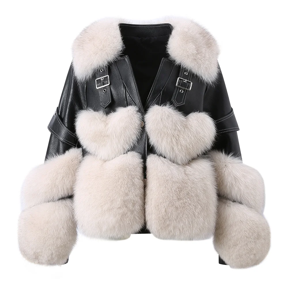 Real Fox Fur Coat Winter Jackets For Women 2021 Fashion Genuine Leather Thick Warm Lady Overcoat G3694
Real Fox Fur Coat Winter Jackets For Women 2021 Fashion Genuine Leather Thick Warm Lady Overcoat G3694