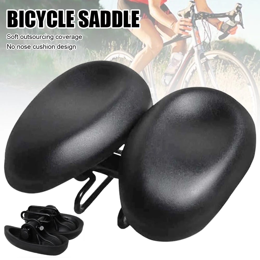 Bike Saddle No Nose Width Adjustable Bicycle Seat Soft Shock Absorbing Bicycle Cushion Cycling Seat Bicycle Riding Accessories
Bike Saddle No Nose Width Adjustable Bicycle Seat Soft Shock Absorbing Bicycle Cushion Cycling Seat Bicycle Riding Accessories