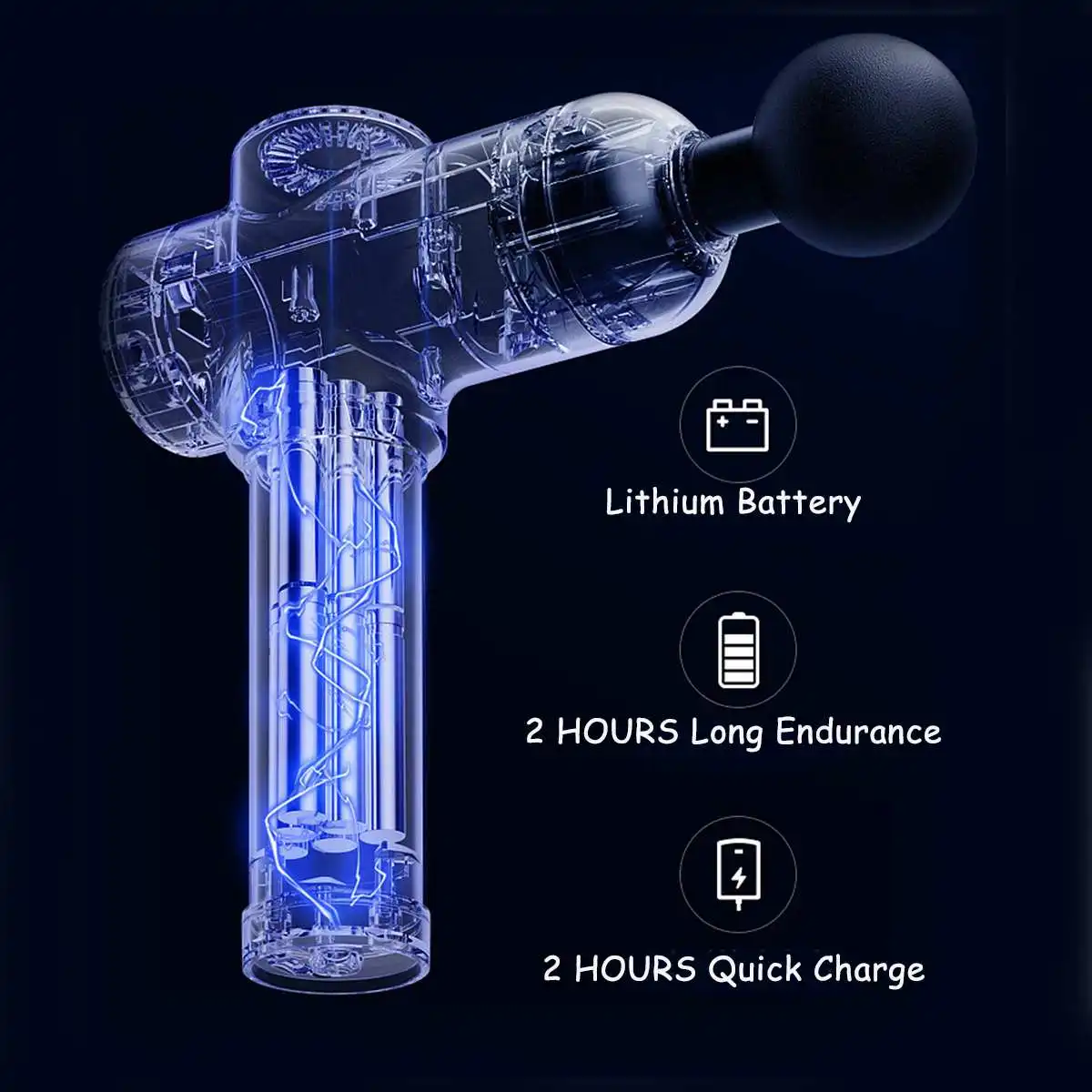 9500r/min Therapy Massage Gun USB Charging Muscle Massager Pain Sport Massage Machine Relax Body Slimming Relief With 6 Heads
9500r/min Therapy Massage Gun USB Charging Muscle Massager Pain Sport Massage Machine Relax Body Slimming Relief With 6 Heads