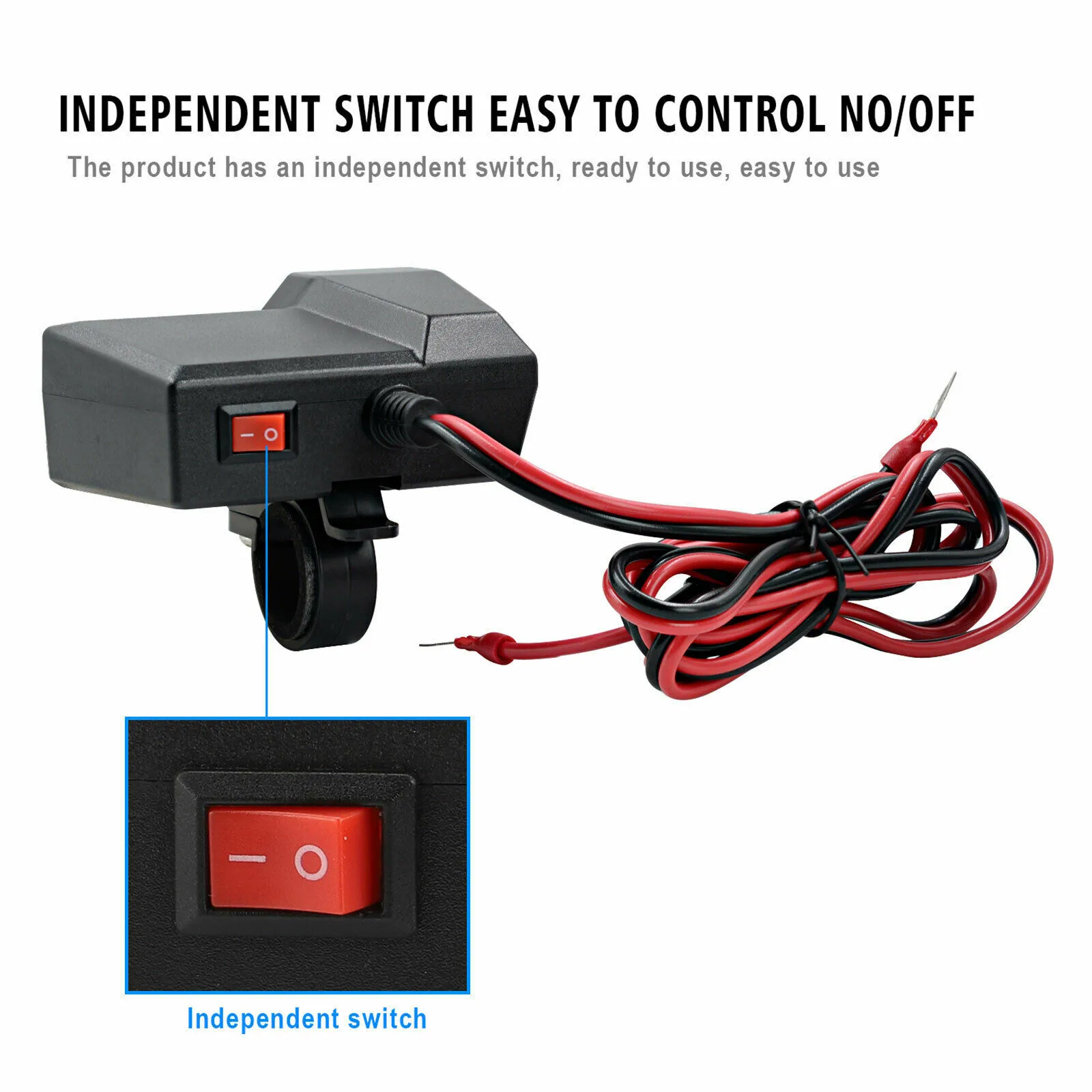 Motorcycle Multifunctional Dual USB Mobile Phone Charger Adapter With Voltmeter Silicone ABS Plastic Motorcycle Accessories
Motorcycle Multifunctional Dual USB Mobile Phone Charger Adapter With Voltmeter Silicone ABS Plastic Motorcycle Accessories