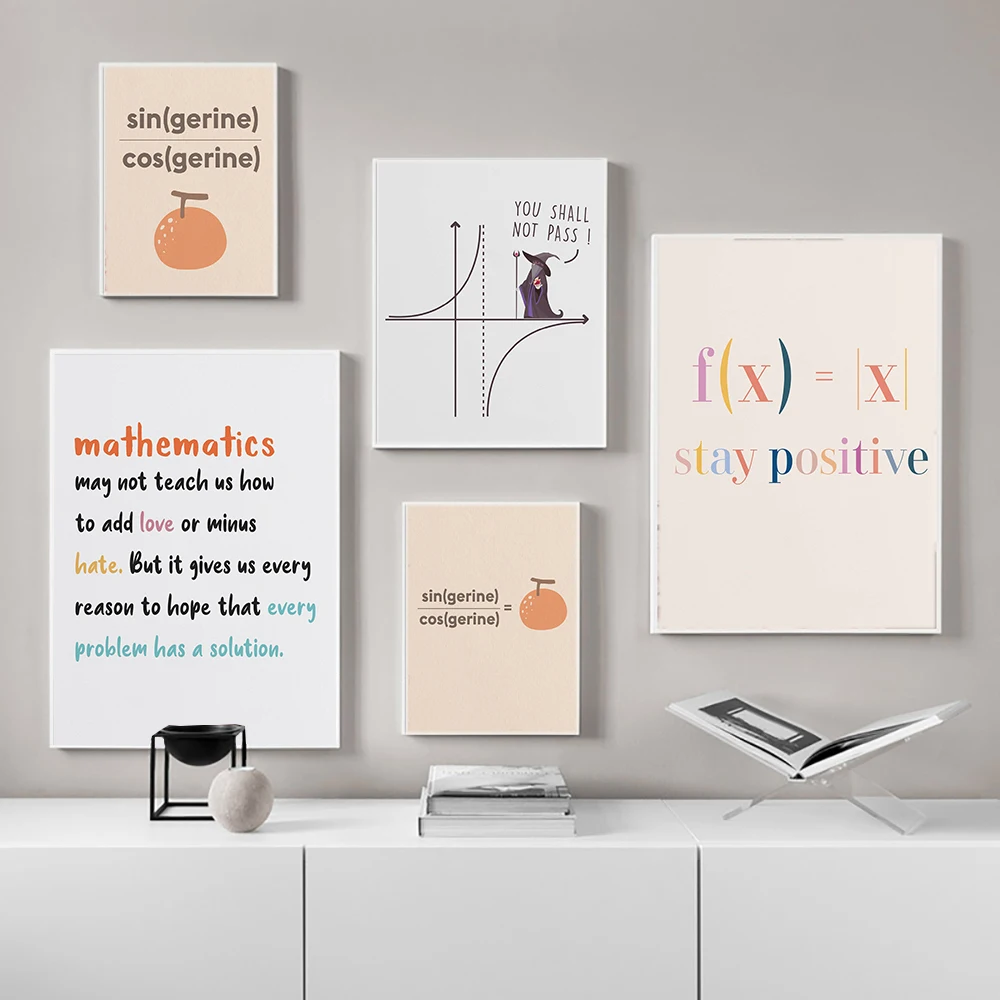 Math Poster Education Canvas Painting Stay Positive Like Absolute Value Wall Art Print Modern Picture Living Room Home Decor
Math Poster Education Canvas Painting Stay Positive Like Absolute Value Wall Art Print Modern Picture Living Room Home Decor