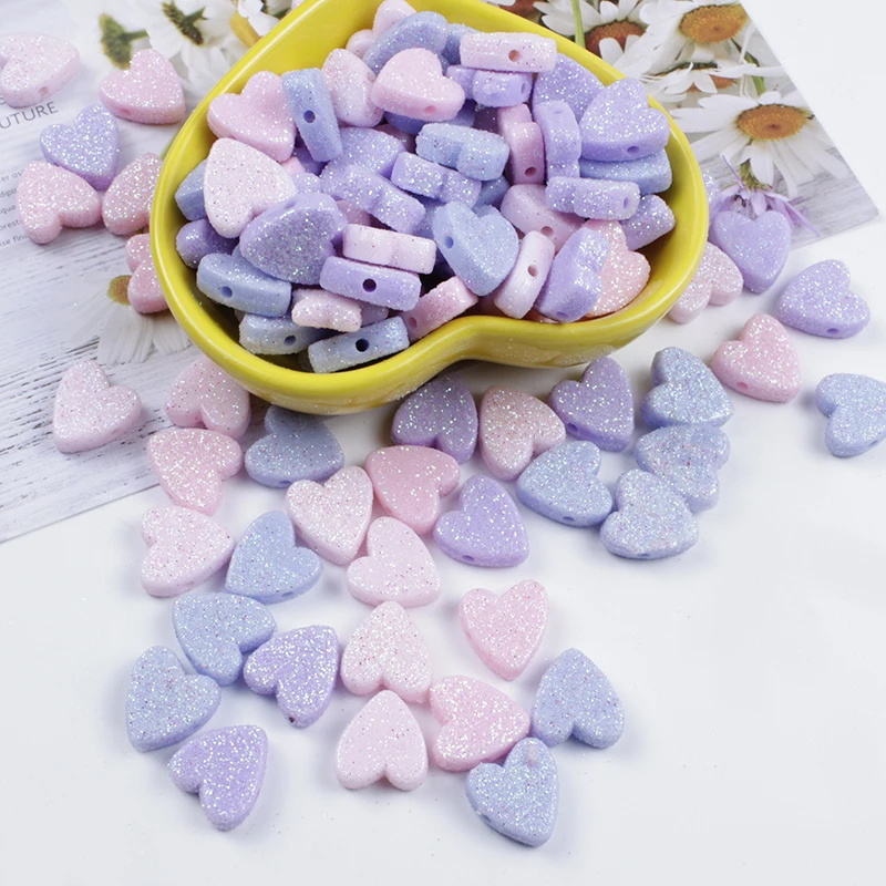 20Pcs 40Pcs 100Pcs 4 Colors Love Heart Acrylic Bead Loose Spacer Beads For Jewelry Making DIY Bracelet Accessories Pick Color
20Pcs 40Pcs 100Pcs 4 Colors Love Heart Acrylic Bead Loose Spacer Beads For Jewelry Making DIY Bracelet Accessories Pick Color