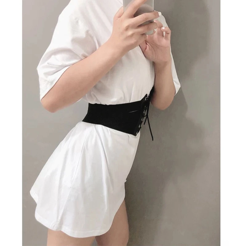 2021 Luxury Women Girdle Crossover Wide Belt Ladies Dress High Waist Corset Belts Fashion Brand Designer Cinturones Para Mujer
2021 Luxury Women Girdle Crossover Wide Belt Ladies Dress High Waist Corset Belts Fashion Brand Designer Cinturones Para Mujer