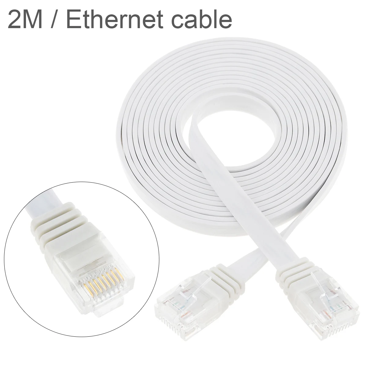 DiGiYes 2M 6.56Ft RJ45 CAT6 8P8C Ethernet Network LAN Cable Flat UTP Patch Router Computer Cable for Computer Routers 
DiGiYes 2M 6.56Ft RJ45 CAT6 8P8C Ethernet Network LAN Cable Flat UTP Patch Router Computer Cable for Computer Routers