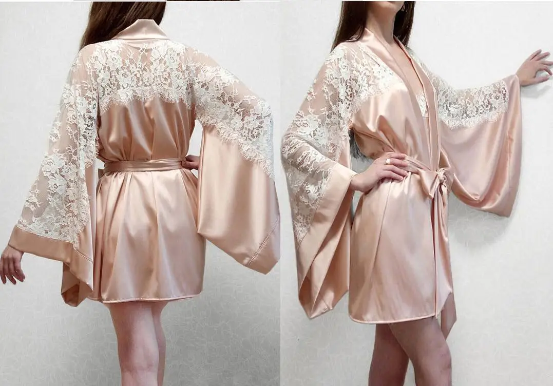 Sleeper silk and ice silk sexy lingerie in Europe and America New nightgown lace long sleeve sexy home clothes sexy suit
Sleeper silk and ice silk sexy lingerie in Europe and America New nightgown lace long sleeve sexy home clothes sexy suit