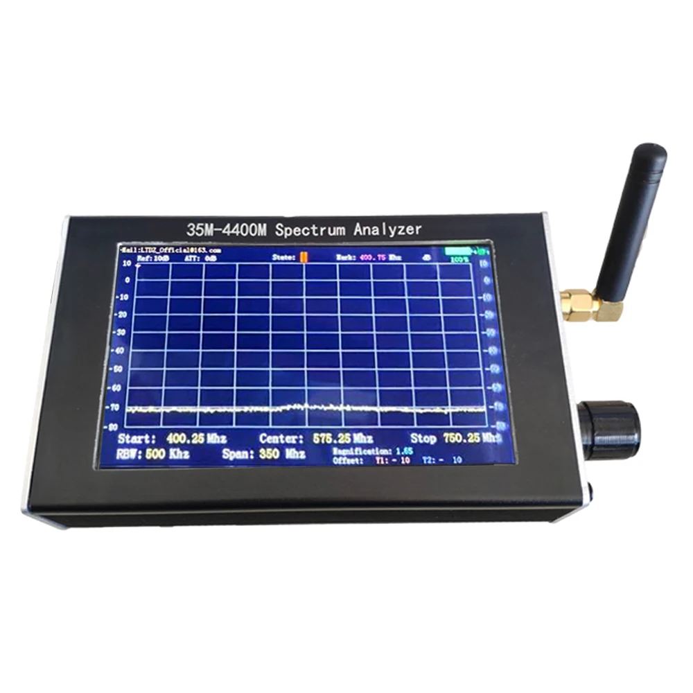 35M-4400M 4.3 Inch LCD Screen Professional Handheld Simple Spectrum Analyzer Measurement of Interphone Signal
35M-4400M 4.3 Inch LCD Screen Professional Handheld Simple Spectrum Analyzer Measurement of Interphone Signal