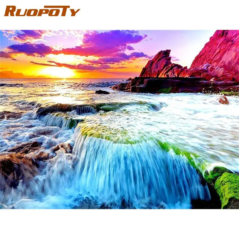 RUOPOTY Diy River And Mountain Landscape Paints By Numbers For Adults Diy Framed Oil Painting Kits By Number Home Wall Artwork
RUOPOTY Diy River And Mountain Landscape Paints By Numbers For Adults Diy Framed Oil Painting Kits By Number Home Wall Artwork