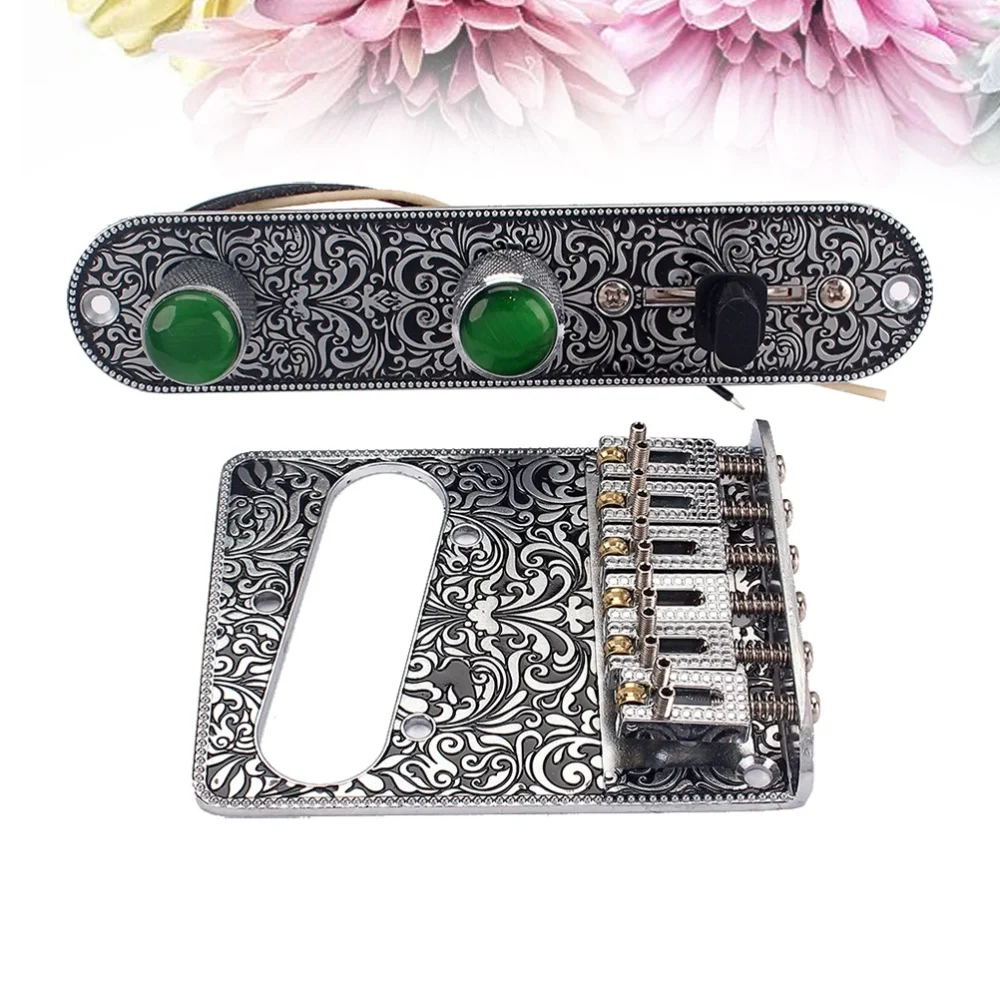 Pre-wired Switch Control Plate 3 Way Switch Knobs Fixed Tremolo Bridge for Electric Guitar Replacement Parts Acces
Pre-wired Switch Control Plate 3 Way Switch Knobs Fixed Tremolo Bridge for Electric Guitar Replacement Parts Acces