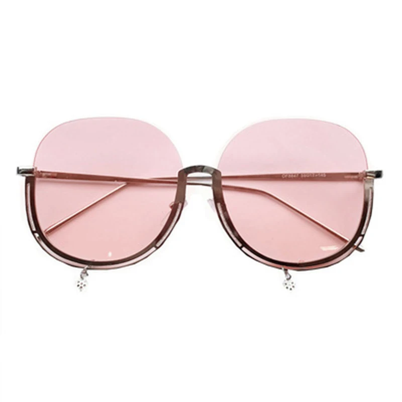Ins popular retro Korean version of the lower half frame ladies sunglasses metal pendant chain decoration UV400 sunglasses women
Ins popular retro Korean version of the lower half frame ladies sunglasses metal pendant chain decoration UV400 sunglasses women