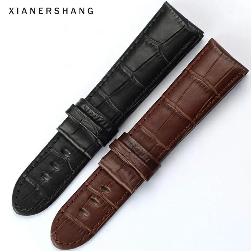 New Custom STAR Strap 20MM 22MM Handmade Calfskin Watchbands Pin Buckle Genuine Leather Belt Universal Men Watch Band Waterproof | Наручные