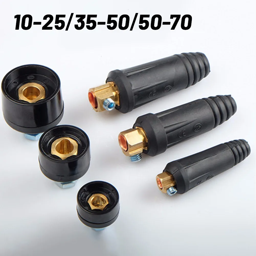 Euro Style Connection Quick Fitting Cable Connector-Plug Socket Suitable For DKJ10-25/35-50/50-70 Inverter Welding Machine Tools
Euro Style Connection Quick Fitting Cable Connector-Plug Socket Suitable For DKJ10-25/35-50/50-70 Inverter Welding Machine Tools