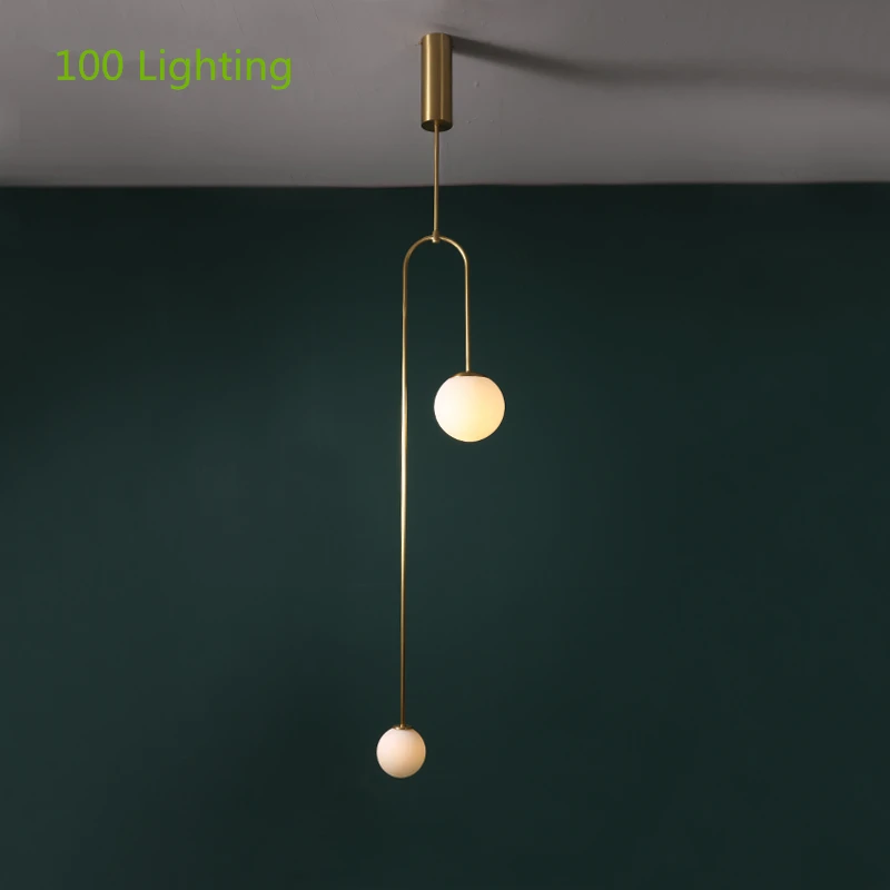 Nordic Bedroom LED Chandelier Home Lighting Fixtures Living room Hanglamp White Glass Golden Metal 90-260V Loft Decoration Lamp
Nordic Bedroom LED Chandelier Home Lighting Fixtures Living room Hanglamp White Glass Golden Metal 90-260V Loft Decoration Lamp