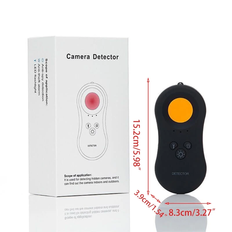 2020 Anti-Spy Detector Infrared LED Find Hidden Camera Tracker Anti-eavesdropping detector positioning in hotels
2020 Anti-Spy Detector Infrared LED Find Hidden Camera Tracker Anti-eavesdropping detector positioning in hotels