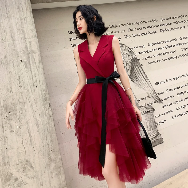 Black Cocktail dresses 2021 High Low Formal Party Gowns Tea Length Formal Dress
Black Cocktail dresses 2021 High Low Formal Party Gowns Tea Length Formal Dress