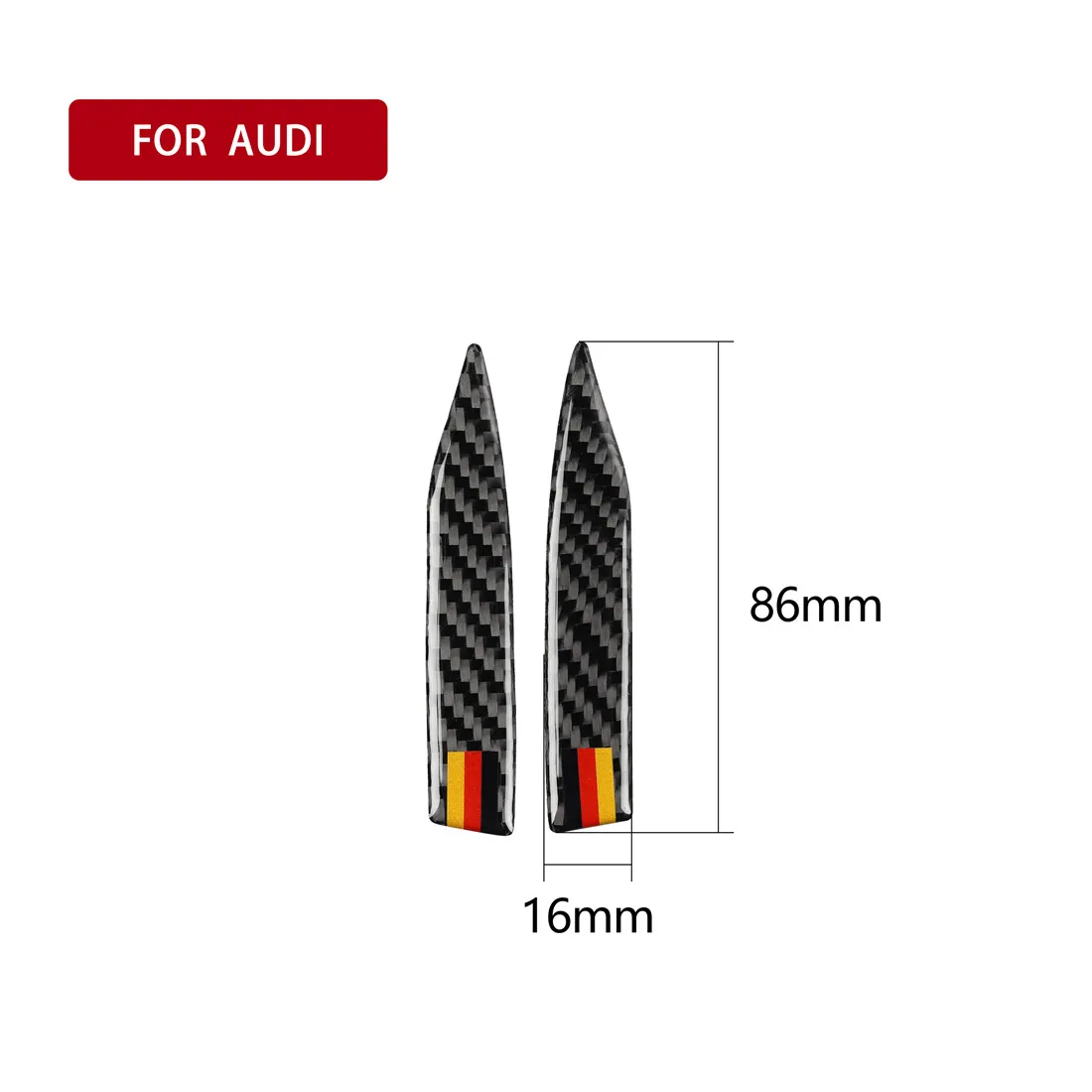 2pcs German Color GM Genuine Carbon Fiber Rearview Mirror Anti-collision Sticker A Type Trim fit for Audi TT Vehicle Accessories
2pcs German Color GM Genuine Carbon Fiber Rearview Mirror Anti-collision Sticker A Type Trim fit for Audi TT Vehicle Accessories