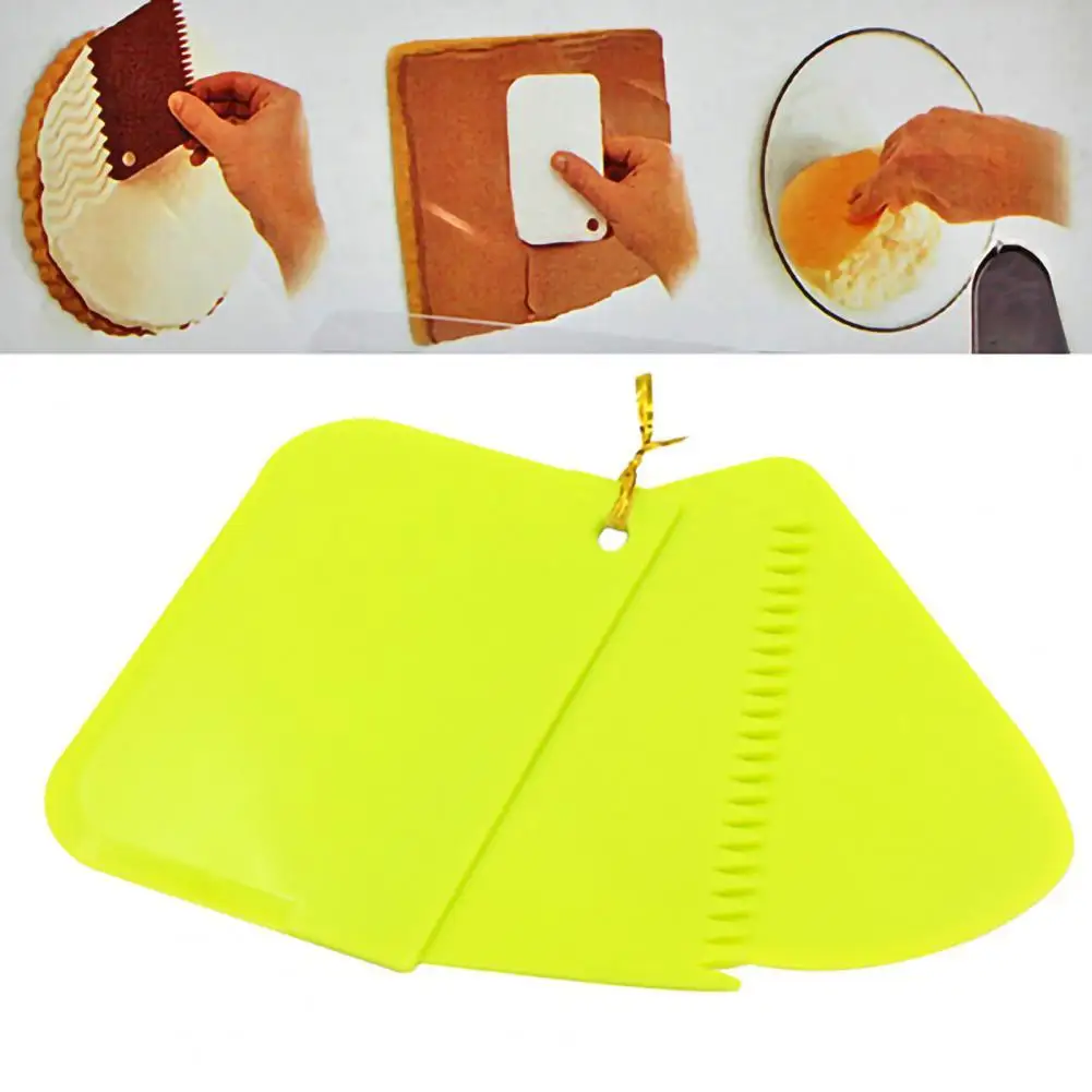 3 Pcs Dough Icing Fondant Scrapers Cake Decorating Helper Plain Smooth Jagged Edge Spatulas Cake Scrapers Set Pastry Tools
3 Pcs Dough Icing Fondant Scrapers Cake Decorating Helper Plain Smooth Jagged Edge Spatulas Cake Scrapers Set Pastry Tools
